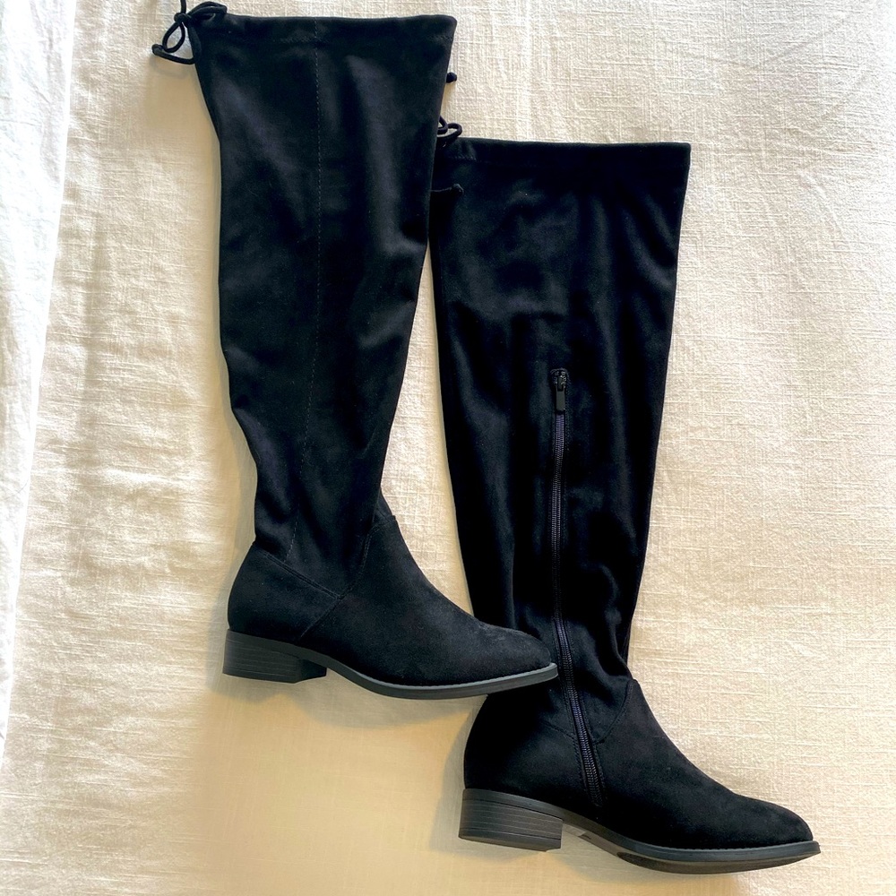 TORRID Black Over the Knee Boots